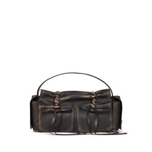 Acne Studios Women Multi Pocket Leather Handbag